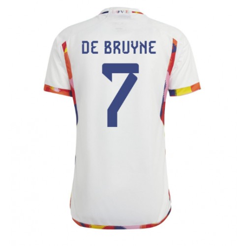 Belgija Kevin De Bruyne #7 Gostujuci Dres SP 2022 Kratak Rukav